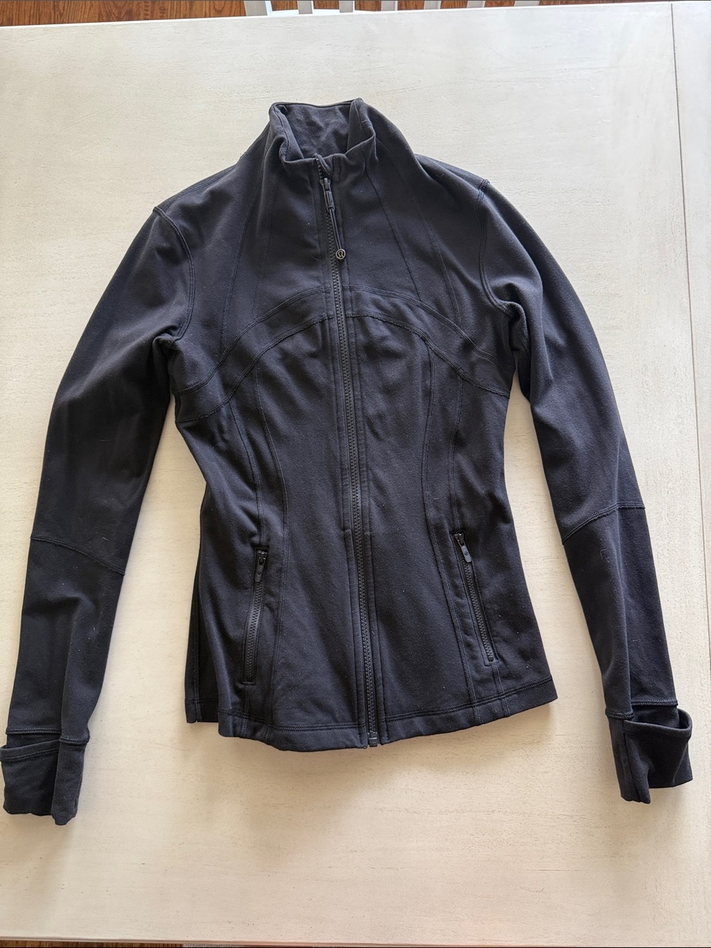 lululemon athletica Black Zip-Up Utility Jacket